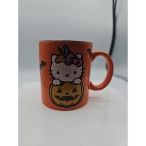 New Sanrio Hello Kitty Happy Halloween Fall 2023 Coffee Cup Mug ORANGE
